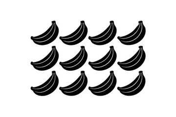 Obraz premium different banana set .svg