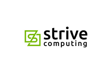 Strive Computing Technology Company Logo on White Background