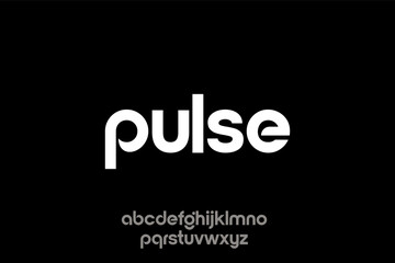 Pulse word in white against a dark backdrop