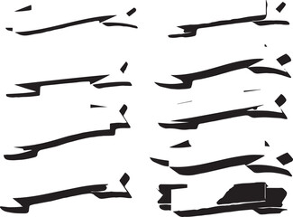 Abstract black and white pattern of jagged lines and shapes creating a dynamic and textured visual composition