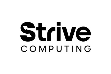 Strive Computing Logo on White Background