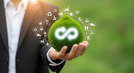 Circular economy concept for sustainable development and business environmental responsibility