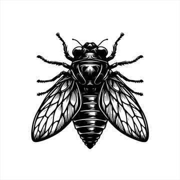 Cicada clip art preview