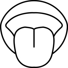 Medical organs line icon set. Vector pictograms of body parts, anatomy, kidney, pancreas, intestine, thyroid, bladder, pelvis, skeleton, joint, tongue, hand, nose, mouth, thin linear illustration