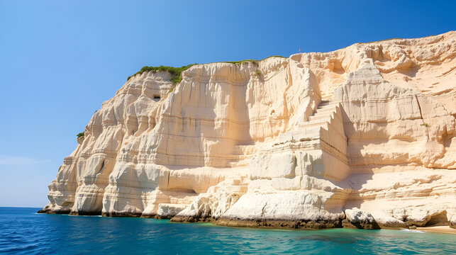 Scala dei Turchi Stair of the Turks, Sicily Italy, Scala dei Turchi. A rocky cliff on the coast of Realmonte, near Porto Empedocle, southern Sicily, Italy. Europe