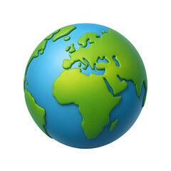 Fototapeta premium 3D Earth Globe Icon