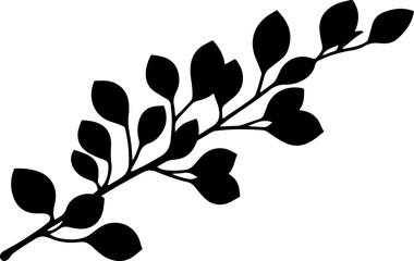 Obraz premium Botanical Berry Sprig vector