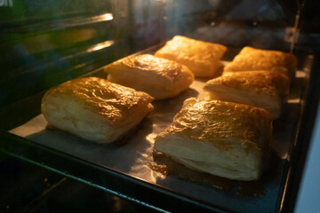 Upside Down-Puff Pastry Pizza Tart. Pastry. 