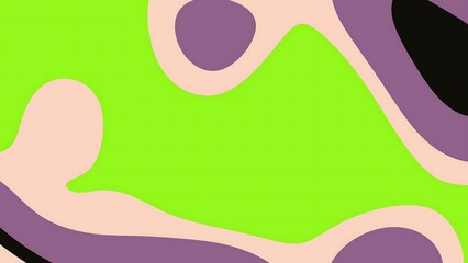 Prismatic Abstracts Liquid Abstract background with organic shapes in green, purple, beige, and black creating a modern design aesthetic