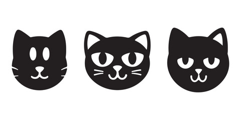 Cat Faces Icon Set