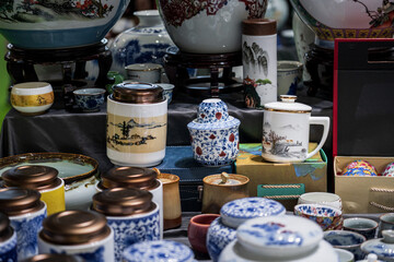 Captivating Display of Traditional Chinese Porcelain: An Artisan's Treasure Trove