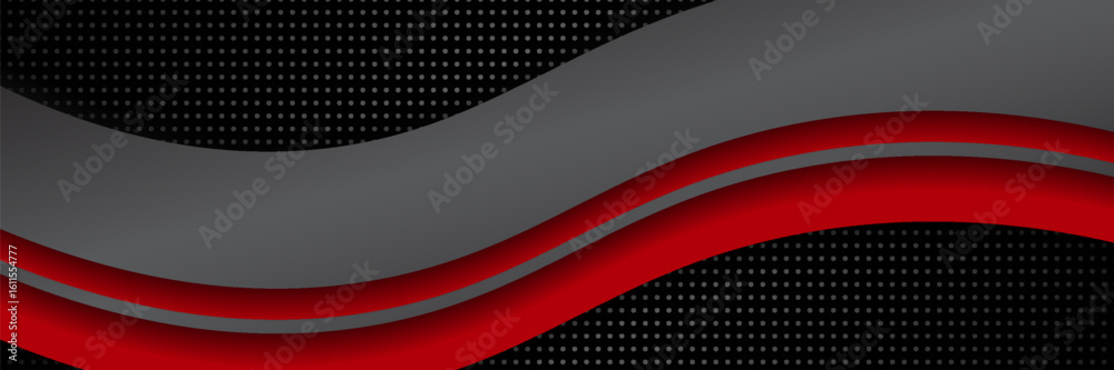 Aufkleber vector red line background curve element with dark space for text and message design