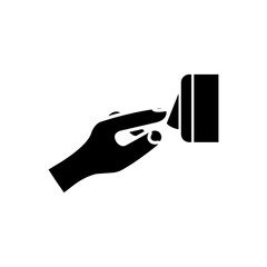 mandatory safety signs icon symbol only_turn off the lights when not in use black and white color symbol only 