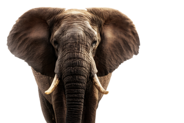 Majestic African Elephant Close-Up