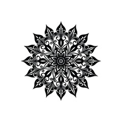 golden decorative floral ornament vector art illus