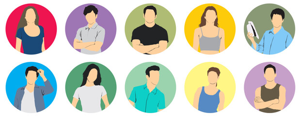  collection of people profile users icons