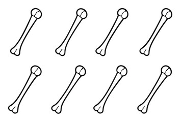 humerus upper arm line art biological diagram explanation