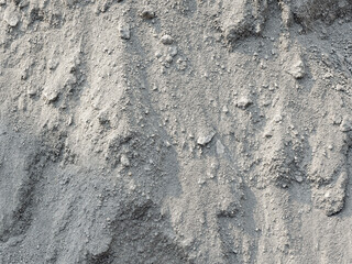Close-up of a pile of sand, showcasing its natural granular texture and varying sizes. A fundamental building material used in construction and various industries.