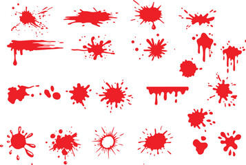 brush blood splatter background