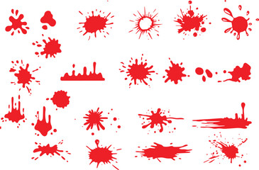 brush blood splatter background