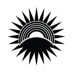 sun and rainbow combo