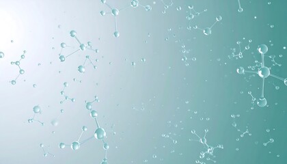 Abstract molecular structure background