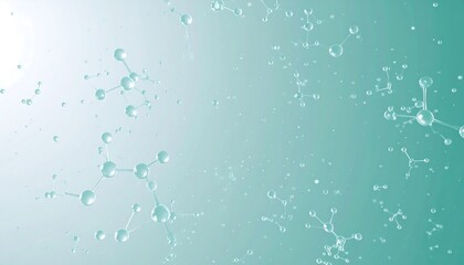 Abstract molecular structure graphic