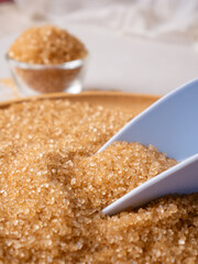 Organic Light Brown Sugar with versatile scoop.