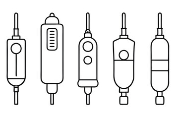 infusion pumps line art nursing support