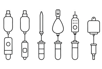 infusion pumps line art patient safety