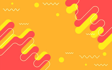 Modern flat geometric background