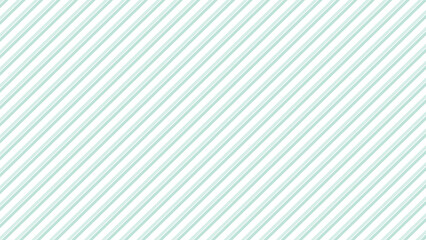 Fototapeta premium Turquoise and white diagonal striped background. Luxury seamless pattern for wallpaper.