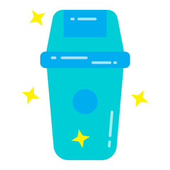 Trash Bin flat