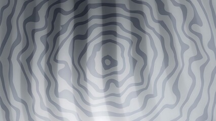 Prismatic Elegants Monochrome Navy Abstract gray and white hypnotic pattern with concentric circles...