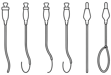 iv catheters medical infusion therapy line art