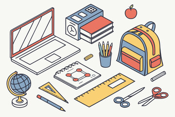 back to school icons