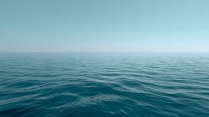 Obraz premium Tranquil expanse of ocean water.