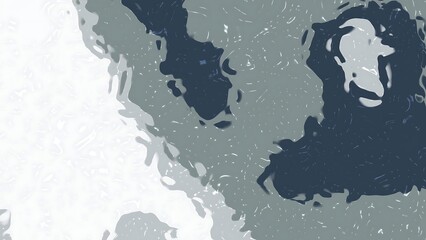 Ombre Navy Soft Peachs Abstract water-like pattern featuring smooth textures, shades of white, gray, and dark blue, creating a fluid, calming visual