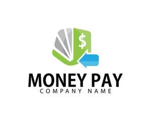 money book logo creative design concept save financial business