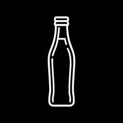 Bottle Icon Vintage Graphic Set Template, Bottle Simple Vector Art, Soda Bottle Graphic Vector Illustration Design Concept Idea