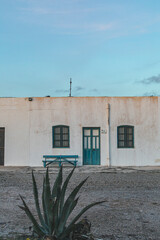 Traditional Houses at Sunset in La Fabriquilla, Cabo de Gata-Níjar, Almería