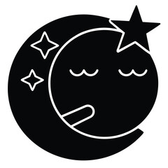 sleep vector icon