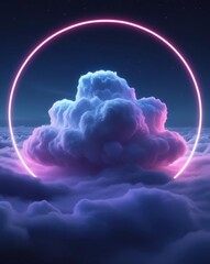 Cloud Halo: A Futuristic Glow