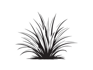 Elegant Grass Symbol With Clean And Minimal Vector Illustration