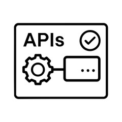 API Integration Settings Icon for Dev Dashboard