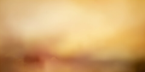 Soft Amber and Mocha Abstract Blurry Background in Warm Autumnal Hues