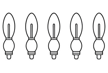 light emitting diode electronic sketch line art