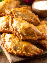 Delicious Golden Crispy Empanadas with Savory Filling