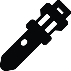 push pull tester used for mechanical applications silhouette engineering tool vector