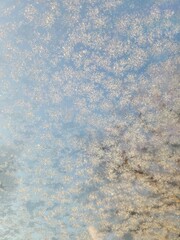 frosty pane